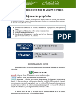 Sugestão e Estratégias para Os 50 Dias de Jejum e Oração RESUMIDO PDF