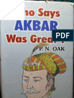 Who Says Akbar Was Great