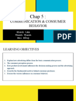 Chap 5:: Communication & Consumer Behavior