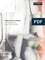 Brochure, Pickering Test Solutions