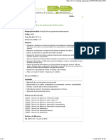 6048 - Produção de Um Equipamento Eletromecânico