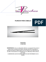 Plancha para Cabello: Instructivo KT3057MA