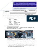 INFORME SEMIN N - 0038-2016 Reparación de Motor Electrico de 75HP CIEMSA