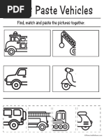 Cut and Paste Worksheets Preschool PDF