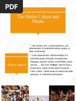 The Global Culture and Media