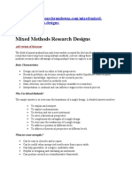 Mixed Methods Research Designs: Link