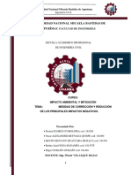 Trabajo 003 - Grupo Nº6 Medidas de Corrección y Reducción de Los Principales Impactos Negativos.