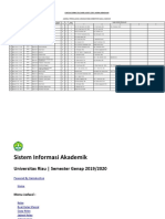 Contoh Format File Hard & Soft Copy Jadwal Mengajar: Kimia Organik II A