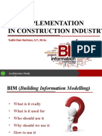 Bim Implementation in Construction Industry: Yudhi Dwi Hartono, S.T., M.SC