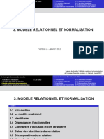 0331 Modele Relationnel Normalisation