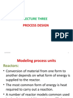 Lecture Three: Process Design