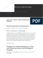 X-Ray Fluorescence Spectroscopy: Environmental Geochemistry