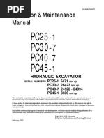 Komatsu PC45-1 User Manual PDF