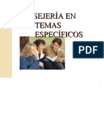 Clase 3 - Consejería Psicológica en Temas Específicos