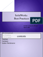 Solidworks Best Practices: by Matt Lombard For Brugs April 6, 2006