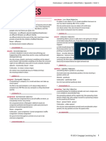 Outcomes - Advanced - Word Lists - Spanish - U1