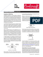 Using Baluns and RF Components For Impedance Matching: Wideband Transformers and Inductors