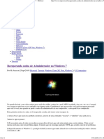 Recuperando Senha de Administrador No Windows 7 - MrJerez