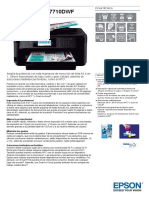 Ficha Tecnica Epson Workforce WF 7710dwf A3