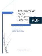 1.4. Administración de Proyectos de Construcción. Trabajo Final