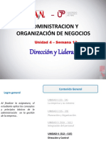 Unidad 4 S12 La Función de Dirección y Liderazgo