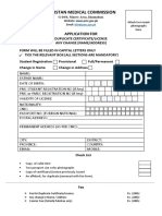 Application For Duplicate License or Change in Name or Address New