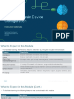 Module 1: Basic Device Configuration: Instructor Materials