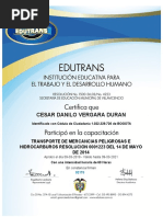 Edutrans Mercancias Peligrosas