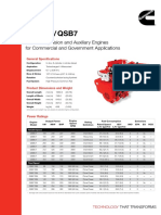 QSB6.7 / QSB7: Marine Propulsion and Auxiliary Engines For Commercial and Government Applications