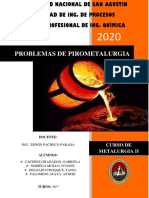 Problemas Tarea 2 - Pirometalurgia