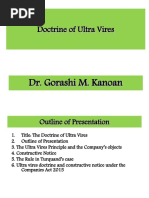 Doctrine of Ultra Vires