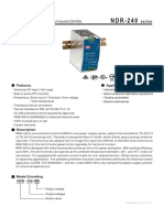 240W Single Output Industrial DIN RAIL: Series