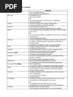 Generational Change Key Vocabulary