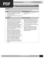 As and A Level Physics Core Practical 4 Viscosity (Student, Teacher, Technician Worksheets)