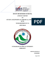 Doon Business School: Study of Exports of Chemical Products by SCM