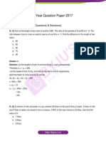 IBPS PO Previous Year Question Paper 2017: Quantitative Aptitude (Questions & Solutions)