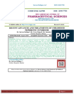 Pharmaceutical Sciences: Recent Advances and Treatments of Childhood Nephrotic Syndrome