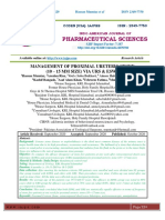 Pharmaceutical Sciences: Management of Proximal Ureteric Stone (10 - 15 MM Size) Via Urs & Eswl