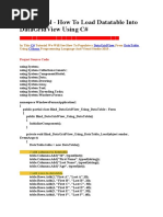 Csharp Data Grid View764576437859832327489327