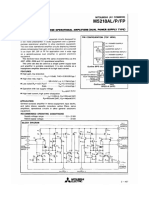 M5218AL/P/FP: Dual Low-Noise Operational Amplifiers (Dual Power Supply Type)