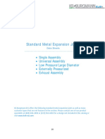 Standard Metal Expansion Joints