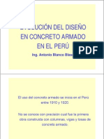 Evolucion Del Diseno de Concreto Armado en El Peru Antonio Blanco