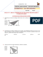 Área y Perímetro de Regiones Triangulares y Cuadrangulares