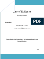 Law of Evidence PDF