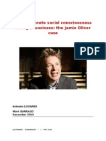 How Corporate Social Consciousness Changes Business: The Jamie Oliver Case