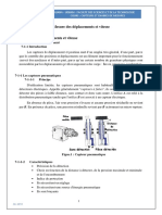 Chapitre 7. Mesure Des Déplacements Et Vitesse: 7-1 Capteurs de Déplacement 7-1-1 Introduction