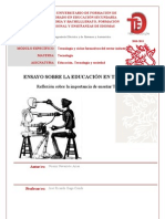 Ensayo Sobre La Importancia de Enseñar Tecnología