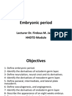 HDTD-E - 6 - Embryonic Period