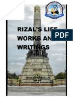 Rizal'S Life Works and Writings: Sanny Avila-Dante, LPT Teacher