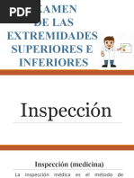 Examen de Extremidades Superiores e Inferiores